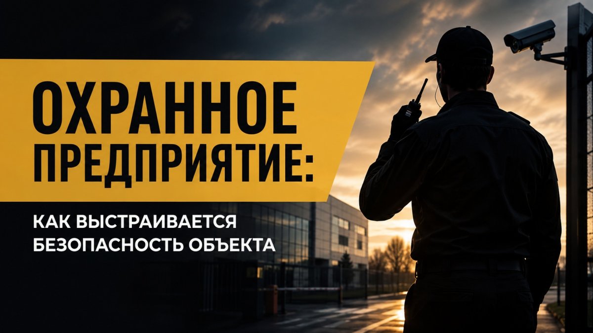 Охранное предприятие: как выстраивается безопасность объекта