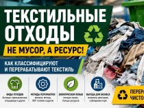 Утилизация текстильных отходов: классификация и способы переработки