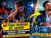 Методы вывода из запоя: что включает современный подход к лечению алкогольной зависимости