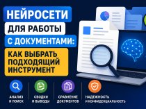 Нейросети для работы с документами: как выбрать подходящий инструмент