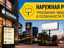 Наружная реклама для бизнеса: какие конструкции подходят разным компаниям и какие требования нужно учитывать