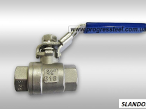 Кран нержавеющий шаровый 1/2" Ду15