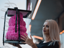 Мишка из роз "Teddy Bear" 40см