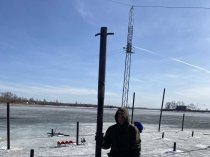 Винтовые сваи для мостиков, пирсов и причалов | Установка у воды в Челябинской области