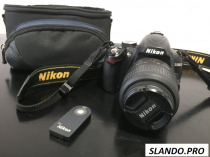 Фотоаппарат Nicon D3000, объектив 18-55VR