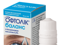 Краплі від сухості та втоми очей Офтолік, Ультра та Баланс