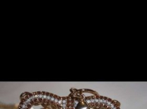 Пояс цепи новый roberto cavalli class италия стразы сваровски swarovski камни кристаллы белые оранже