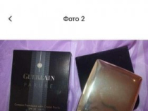 Пудра для лица новая guerlain parure оригинал цвет тон светлый номер два 2 в комплекте чехол коробк
