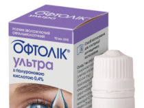 Краплі від сухості та втоми очей Офтолік, Ультра та Баланс