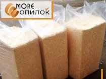 Опилки, Стружка (хвойные) - в брикетах (опт от производителя) - подстилка для с/х предприятий с ДОСТАВКОЙ в ваш регион.