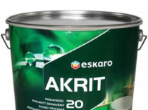 Акрилатная Особенно Прочная Интерьерная Краска Eskaro Akrit 20