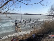 Винтовые сваи для мостиков, пирсов и причалов | Установка у воды в Челябинской области