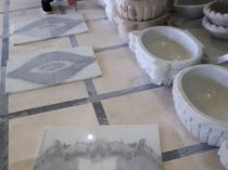 Ступени из натурального мрамора в Одессе с доставкой по Украине.