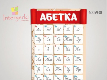 Стенд "Украинский алфавит" Абетка для новой украинской школы
