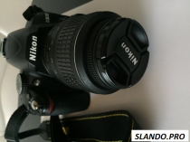 Фотоаппарат Nicon D3000, объектив 18-55VR