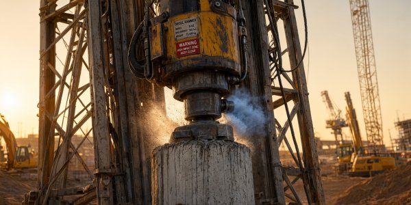 Погружение свай молотом без права на ошибку